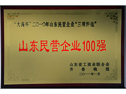 山(shān)东民(mín)营企业100强